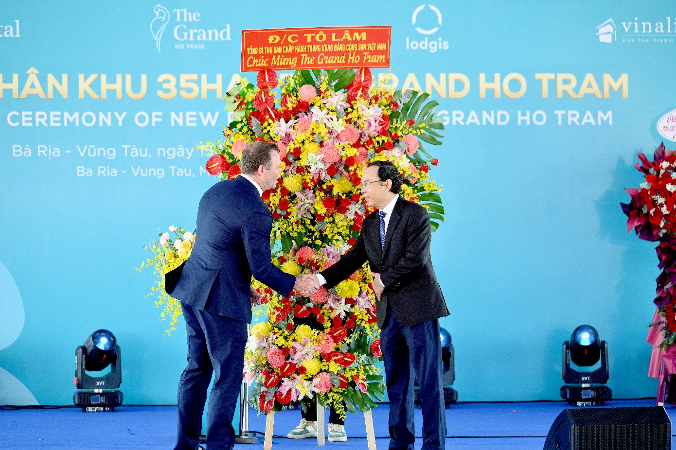Hình ảnh tại sự kiện lễ khởi công phân khu 35ha The Grand Ho Tram - Ảnh: THE GRAND HO TRAM
